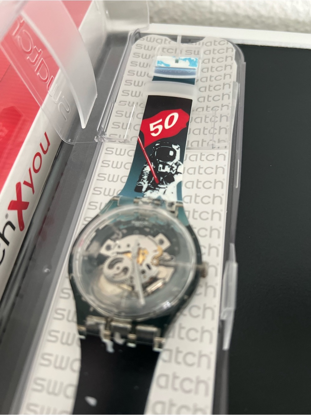 Swatch X you Super RARE Apollo 50th anniversary astronaut Watch brand new